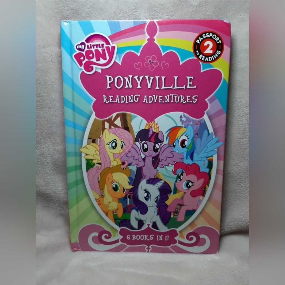 My Little Pony Ponyville Reading Adventures Hardcover Book